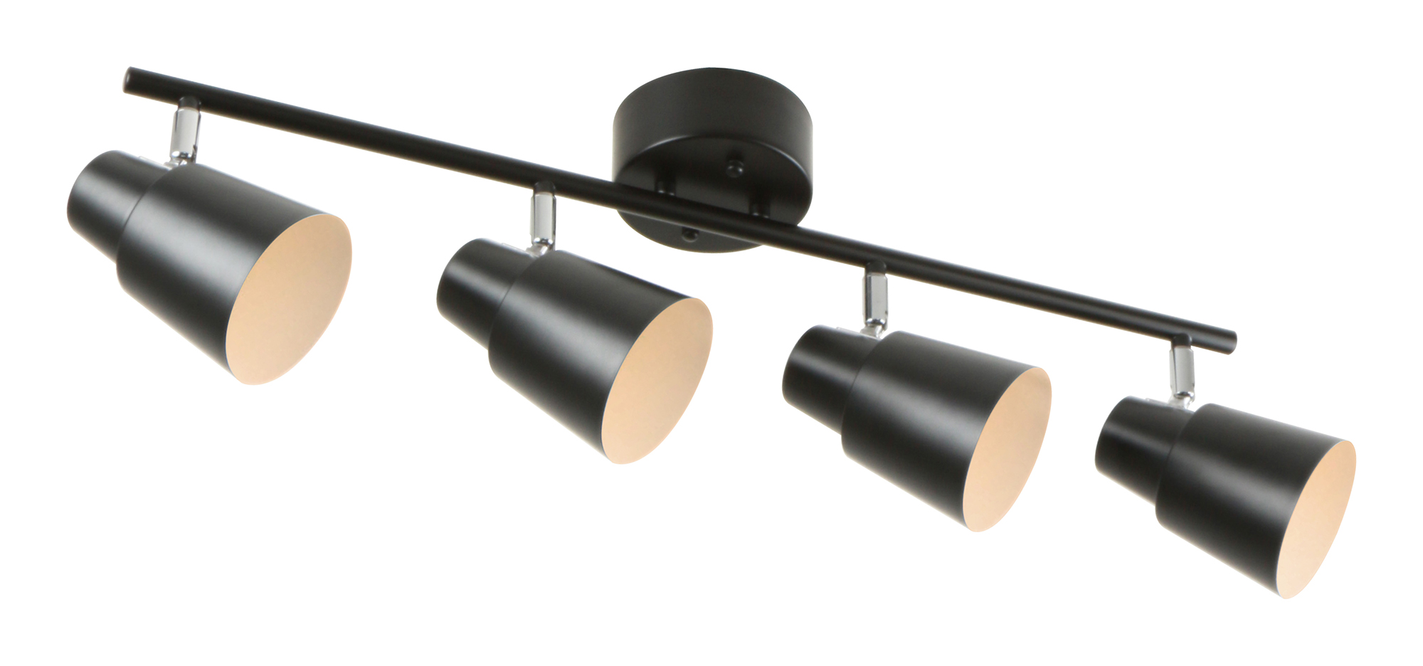 Ceiling lamp FocusLight Milo 4-light black